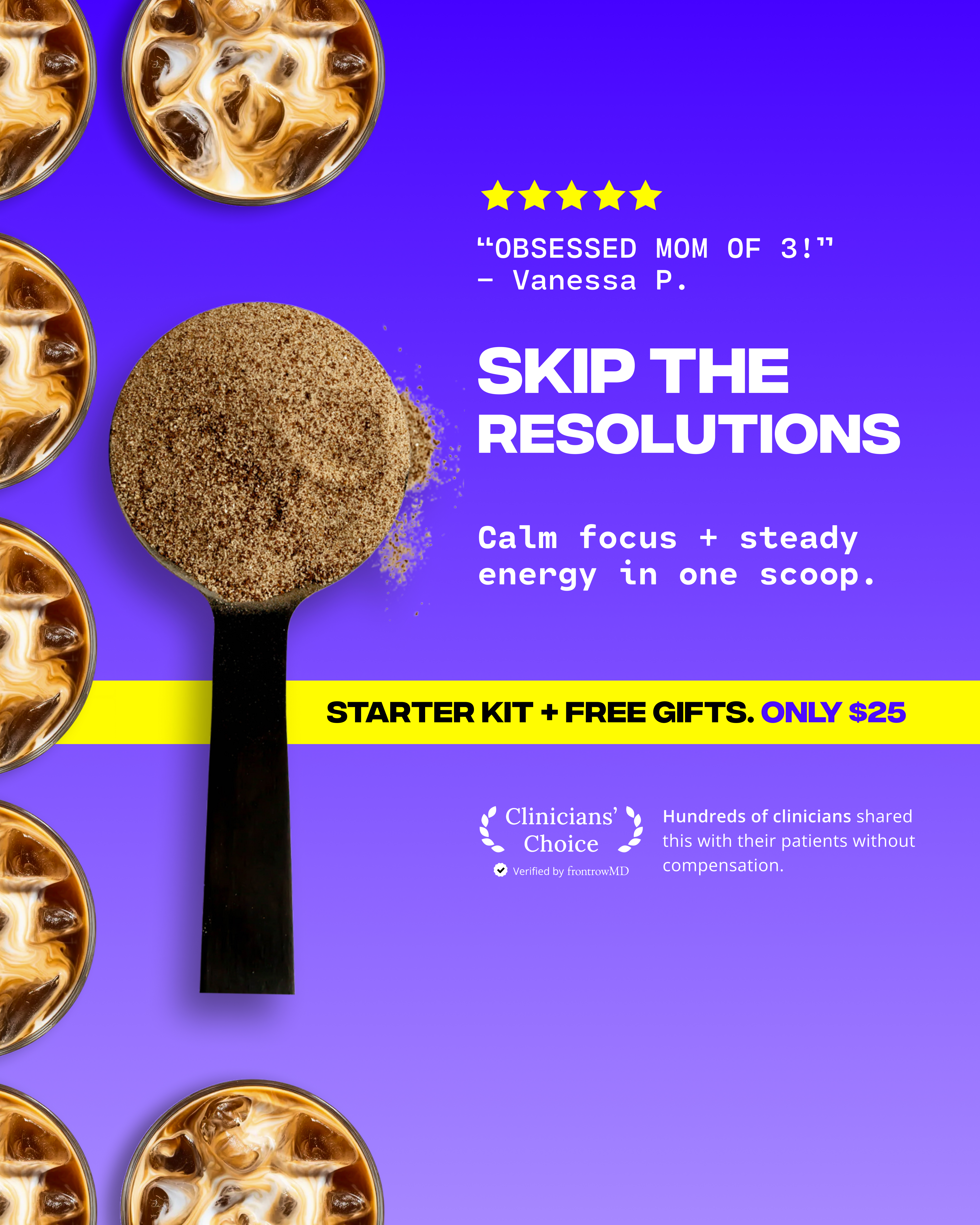 Static ad — Skip the Resolutions